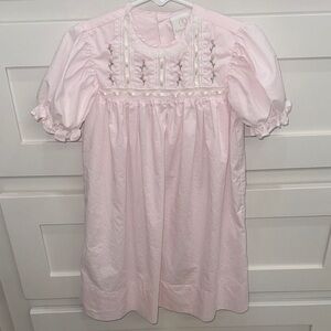 Lullaby Set 4T pink dress w/ lace & ribbon details - like new! Worn/ washed once